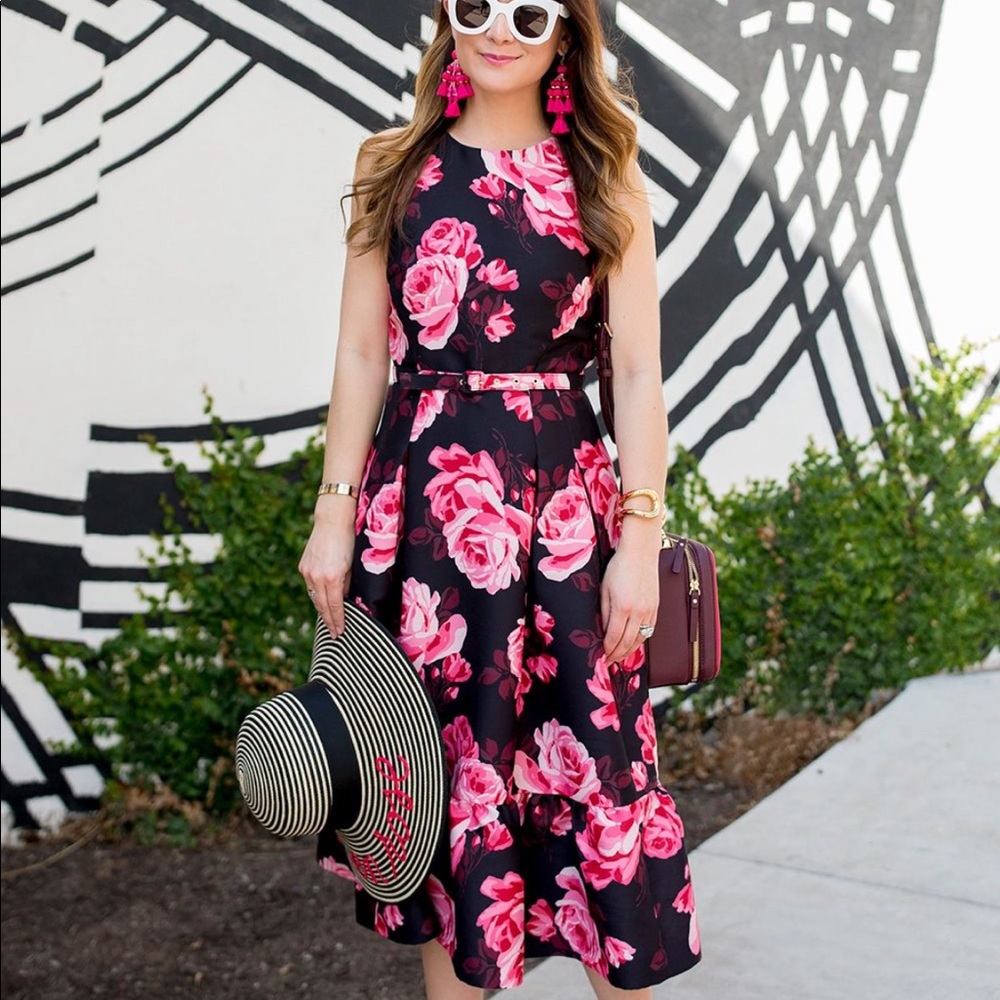 Kate Spade Rosa Flounce Dress
